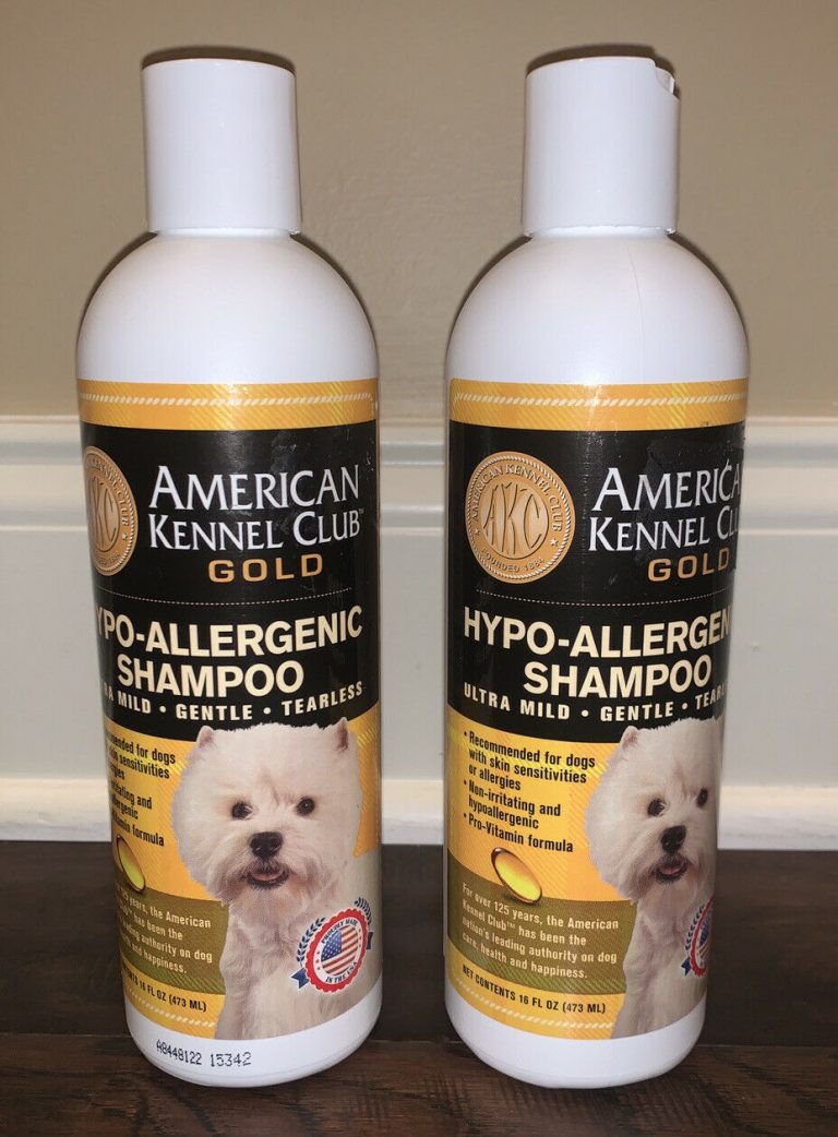 American Kennel Club Gold Whitening Dog Shampoo ProVitamin Formula for