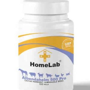 Albendazole Tablets Dewormer for Dogs 100 count (Albendahelm 500 Pro)