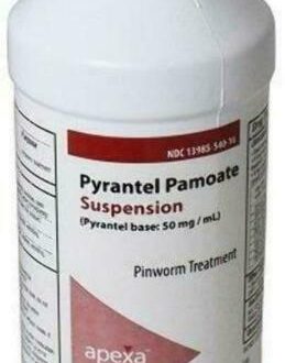 Pyrantel Pamoate (Strongid T)Liquid Suspension for Treating Hookworms ...