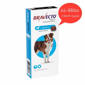 Bravecto Flea Control Chews for Dogs 20-40kg (44-88lbs)